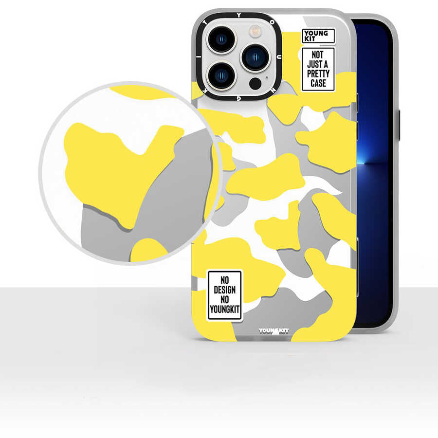 YoungKit Kamuflaj Serisi iPhone 13 Pro Max Telefon Kılıfı - 10 YoungKit Kamuflaj Serisi iPhone 13 Pro Max Telefon Kılıfı - 10